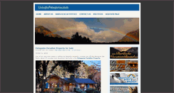 Desktop Screenshot of livinginpatagonia.com